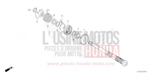 KICK STARTER SPINDLE CRF50FP de 2023